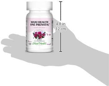 Maxi Health Prenatal Vitamins for Women – One Daily Prenatal Vitamins with Iron, Folate, Choline, Vitamin D3, and Essential Nutrients – High Absorption prenatals Supplement – 60 Day Supply