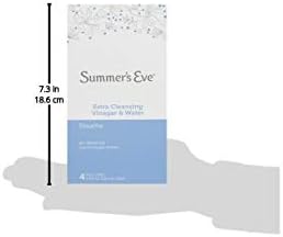 Summer's Eve Extra Cleansing Douche for Women, Vinegar & Water, Gentle pH-Balanced Formula Helps Reduce Vaginal Odor, 4 Bottles 4.5 Oz Each, Pack of 6