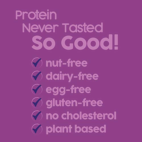 No Nuts! Blueberry & Vanilla Protein Bars – Nut-Free & School-Safe | 12g Plant Protein, Vegan, Gluten-Free, Non-GMO, Organic, Kosher | 12 Count