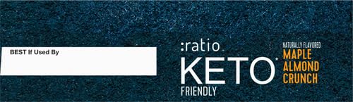 Ratio Trio Maple Almond Crunch Cereal, 10g Protein, Keto Friendly, 10.4 oz (Pack of 4)