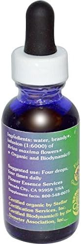 Flower Essence Services Dropper Herbal Supplements, Quaking Grass, 1 Ounce