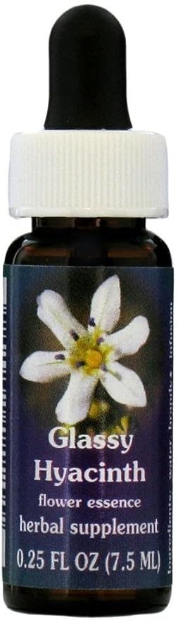 Flower Essence Services Supplement Dropper, Glassy Hyacinth, 0.25 Ounce