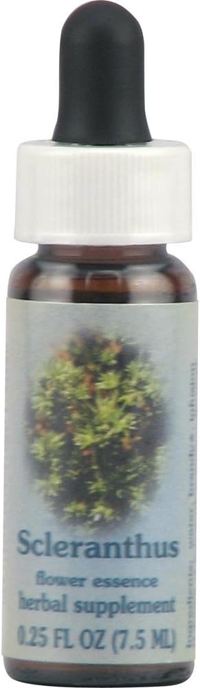 Flower Essence Services Supplement Dropper, Scleranthus, 0.25 Fluid Ounce
