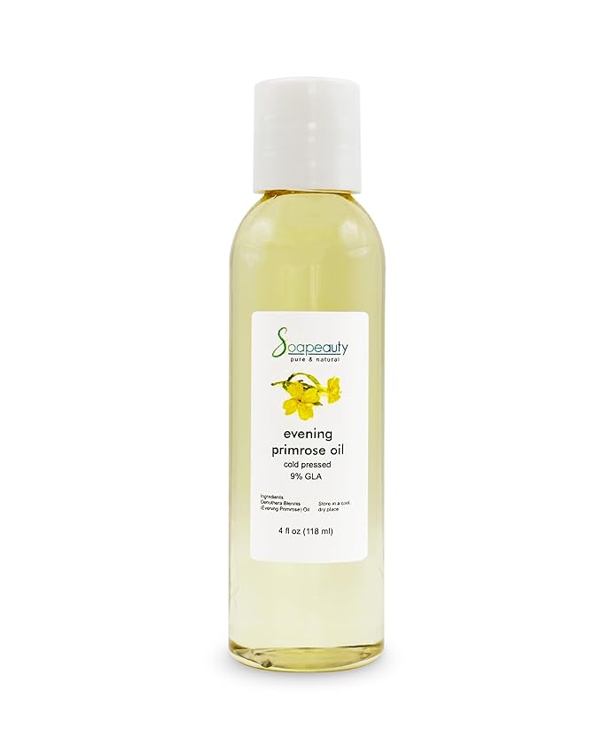Soapeauty EVENING PRIMROSE OIL VIRGIN COLD PRESSED 100% PURE 4 OZ
