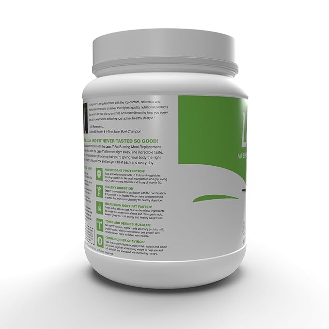Nutrition 53 Lean 1 Fat Burning Protein Shake, Vanilla Flavor, 15 Serving Tub