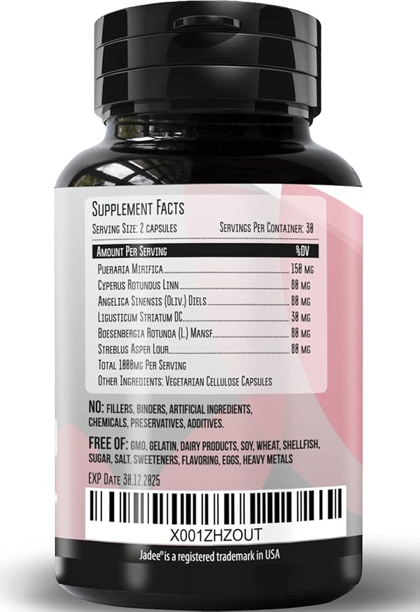 Breast Enhancement Pills and Estrogen Supplement for Women, Men & Trans – Breast Enlargement Pills for Women and Transgender - 60 Breast Growth Pills with Pueraria Mirifica - Bigger Breast, Big Boobs