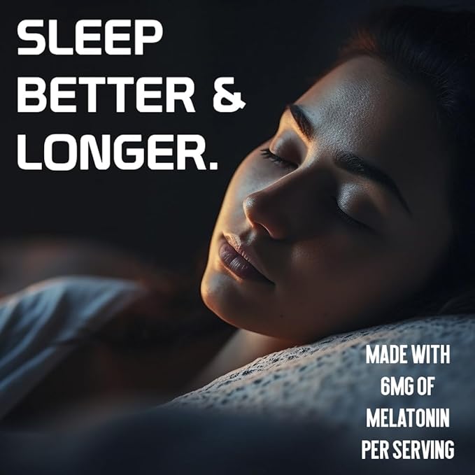 Health Dose Melatonin 6 mg Extra Strength Gummies, Pre-Bedtime Supplement for Restful Sleep, for Adults, 90 Gummies, Mixed Berries, Pack of 3