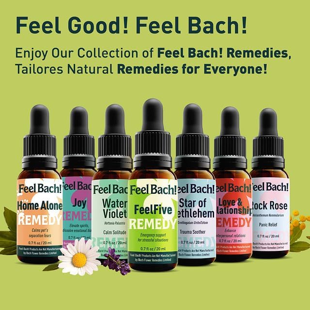 Feel Bach! Get Hope Back Remedy - Natural Homeopathic Flower Essences for Reclaim Life From Deep Despair - Renew & Overcome the Darkness Vegan, Gluten & Sugar-Free, Non-Habit Forming, 20ml (0.7 fl oz)