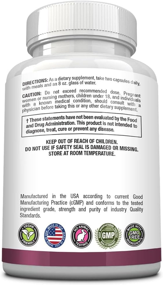 Approved Science Progestaprin - Progesterone Support Supplement - 1 Bottle - 60 Capsules - Vegan