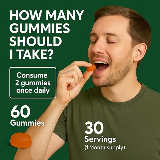 10-in-1 True Alpha Shilajit Gummies, 4000mg Himalayan Alpha Gummies for Men, Energy Boost, Immune Support, with Ashwagandha, Maca Root, Tongkat Ali, Fulvic Acid, 85+Trace Mineral, No Added Sugar, 60ct
