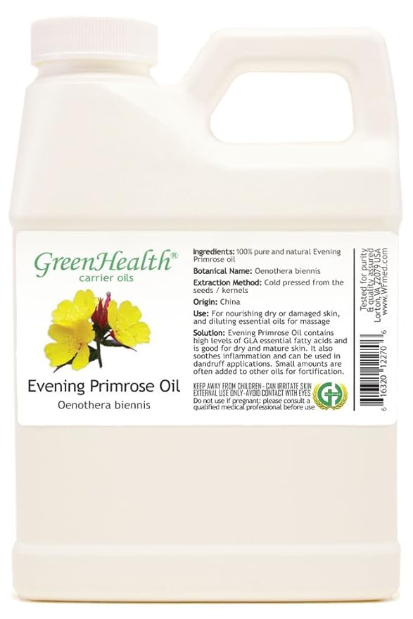 GreenHealth Carrier Oil - 100% Pure & Natural (Evening Primrose)