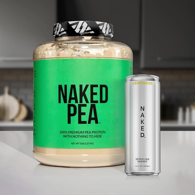 NAKED Pea - Pea Protein Isolate - Plant Based, Vegetarian & Vegan Protein. NSF Certified, Easy to Digest, Non-GMO, No Lactose, No Soy and Gluten Free - 15 Servings