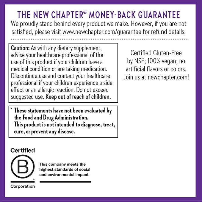 New Chapter Elderberry Gummies for Kids 2+, USDA Organic,64x Concentrated Pure Elderberry for Immune Support,Great Tasting Whole-Food Gummies, Vegan & Non-GMO, 30 ct