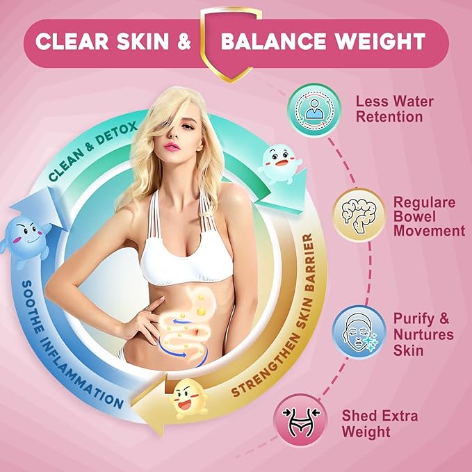 NATURE TARGET Probiotics for Women Probiotic Powder - 50 Billion CFUs, 13 Strains Supports for Digestive Vaginal Health, Bloating Relief, 30 Stick Packs