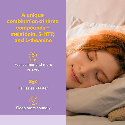 Stress-Relax Tranquil Sleep by Natural Factors, Sleep Aid with Suntheanine L-Theanine, 5-HTP, Melatonin, 45 Softgels