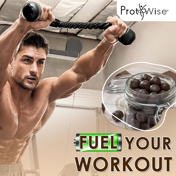 ProtiWise High Protein 15g Soy Snacks | Chocolate | 7/Box | Weight Loss, KETO Diet Friendly, Hunger Control Snack | Low Fat, Low Calorie, Low Sugar
