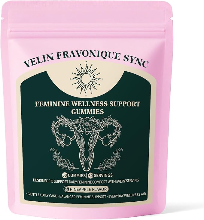 Probiotic Gummies for Women - Support for Feminine Wellness, pH Balance, Probiotic Formula, Gluten-Free, Vegan, Tropical Pineapple Flavor, 60 Gummies (30 Servings)