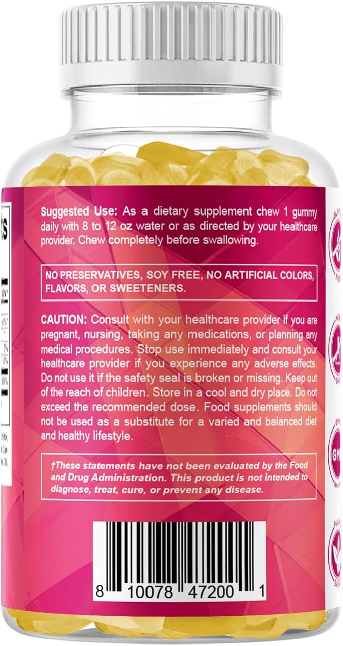 Vitamatic Yeast Free Selenium Gummies 200mcg as Selenomethionine Supplement Essential Trace Mineral with Superior Absorption 90 Pectin Based Gummies