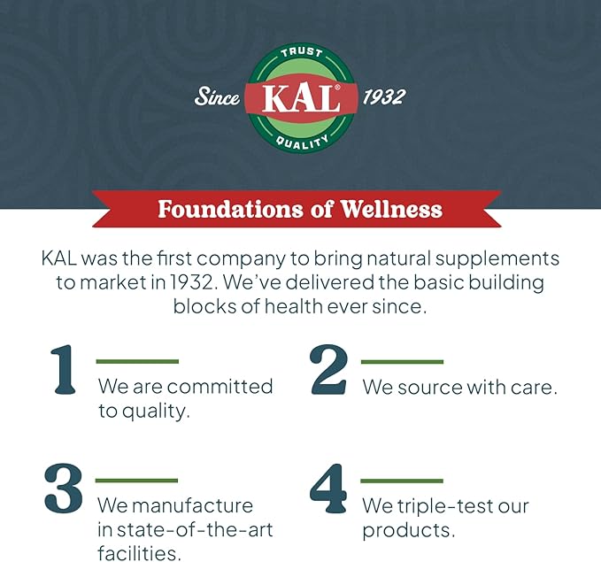 KAL Amino Acid Complex Tablets, 1000 mg, 100 Count
