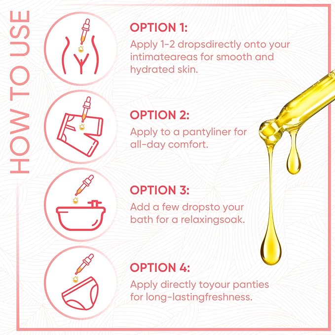 Yoni Oil Wash for Women pH Balance and Wetness, Feminine Oil Ingrown Hair, Nourishing, Moisturizing Formula for All Skin Types, Yoni Care with Vitamin E, Natural Yoni Wash(Strawberry)