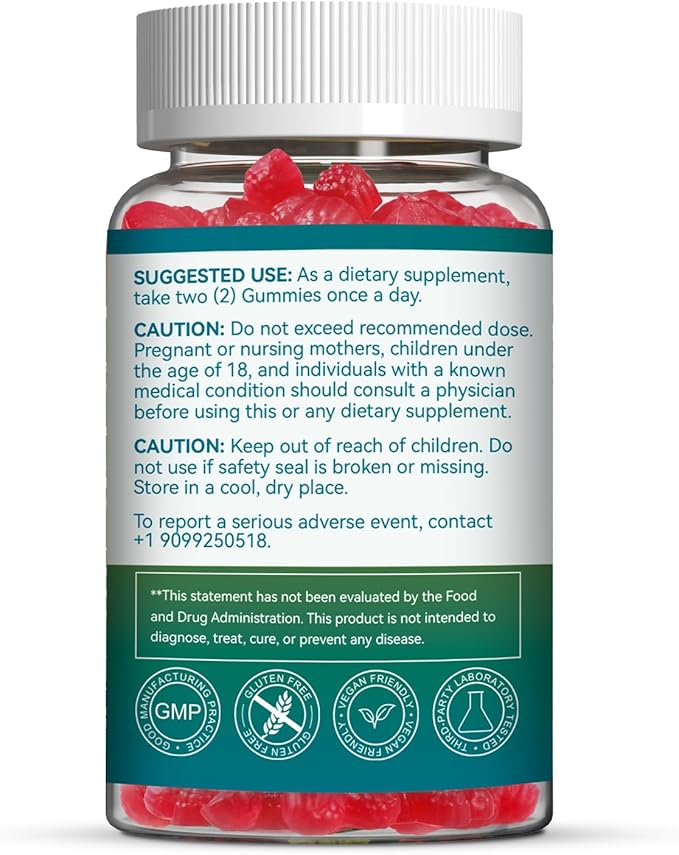 Women's Multivitamin Gummies, Vitamins A, C, D3, E, K, B12, Calcium, Biotin, Folic Acid, Inositol, Multivitamin for Women for Daily Nutritional Support, 30 Day Supply - 60 Count