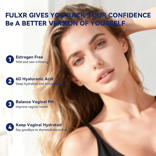Vaginal Moisturizer, Moisturizing Vaginal Gel with 14mg Hyaluronic Acid-Natural, Gentle Hydration, Hormone-Free Gel for Dryness Relief & pH Balance (12pack)