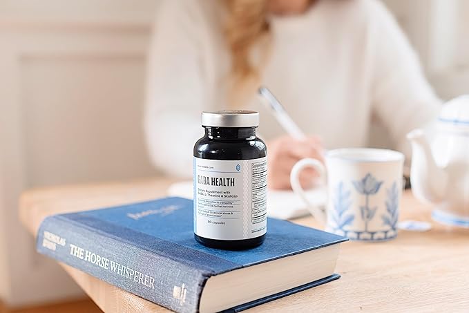 LES Labs GABA Health – Calm Mind & Relaxation, Stress Relief, Neurotransmitter Support & Deep Sleep – GABA, Taurine, Passionflower, Skullcap, L-Theanine & Magnesium – Non-GMO Supplement – 90 Capsules