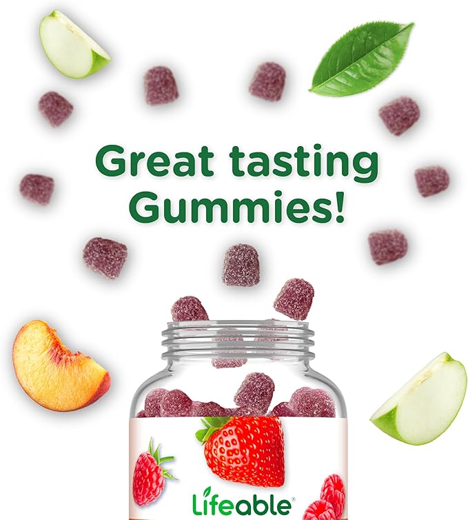Lifeable Cranberry Gummies for Kids | Great Tasting Cranberry Supplement | for Urinary Tract Health, Bladder & Digestive Support | Vegan and Non GMO Cranberries | 60 Count