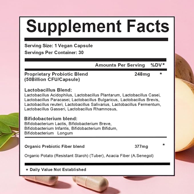 Pretty Privates Vaginal Probiotics for Women - Vaginal Health - PH Balance from a Probiotic Supplement - Not a Suppository - 60ct