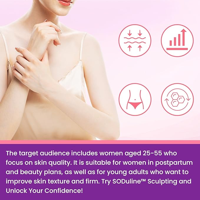 Anti Cellulite Supplement, SODuline™ Sculpting Capsules with French Melon SOD & Phyto Beadlets, Cellulite Reduces, Cellulite Remover for Legs, Skin Smoothing & Thighs, Collagen Supplements, 60 Caps
