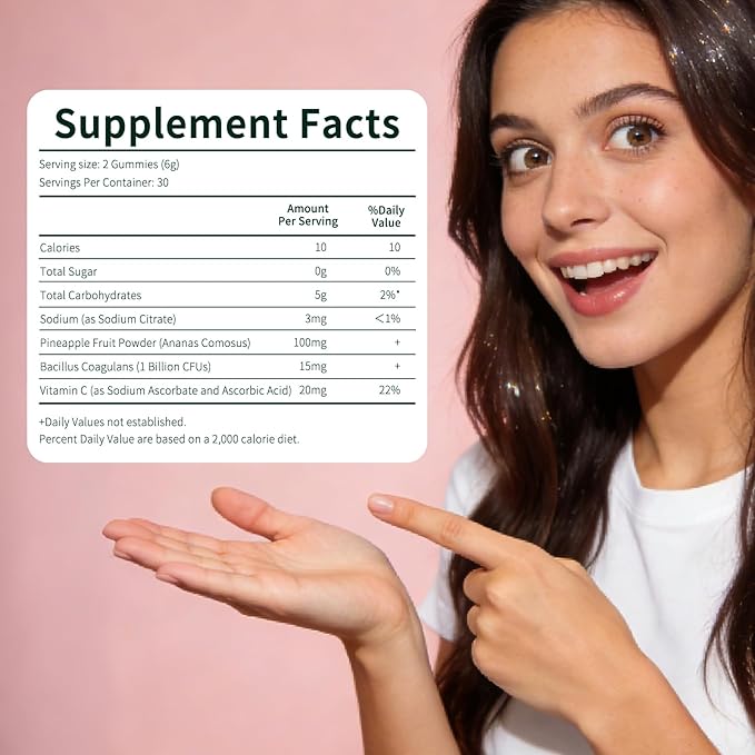 Premium Feminine Balance Gummies for Women – Hawaiian Pineapple Flavor – Supports pH & Daily Wellness – Probiotic Supplement – Vegan, Gluten-Free – 60 Gummies (30 Servings)
