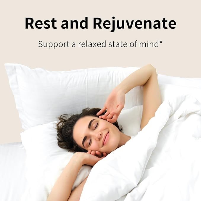 Nourished Natural Health Calm + Sleep – Relaxation & Melatonin-Free Sleep Supplement for Women, Cortisol Support with Ashwagandha, L-Theanine, Magnesium & Valerian Root – Vegan & Non-GMO,180 Capsules
