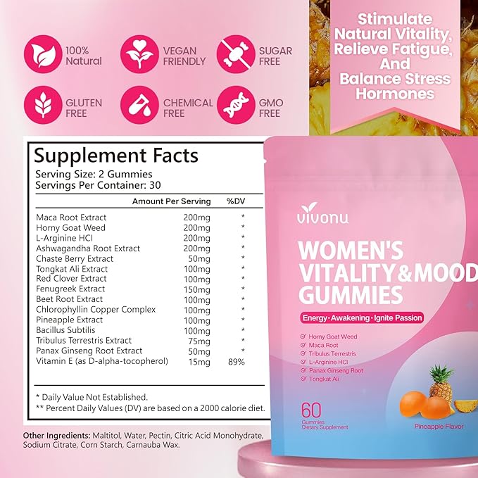 VivoNu Women Mood Gummies