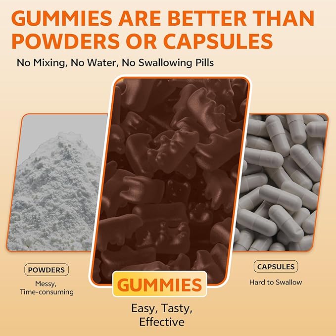 15-in-1 Cortisol Gummies, Cortisol Supplements with Magnesium Glycinate Ashwagandha Rhodiola Rose and L-theanine Complex for Relaxation, Zzz Support and Cortisol Levels, Orange Flavor, 120 Count