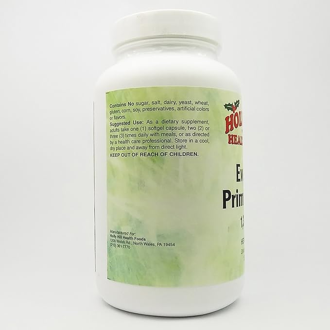 Holly Hill Health Foods, Evening Primrose Oil 1300 MG, Hexane Free, 120 Softgels