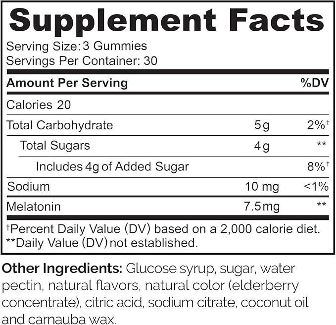NATURELO Melatonin Gummies – Non-GMO, Gluten-Free, Soy Free - Strawberry Flavor - Gentle Sleep Supplement - 180 Vegetarian Gummies (Pack of 2)