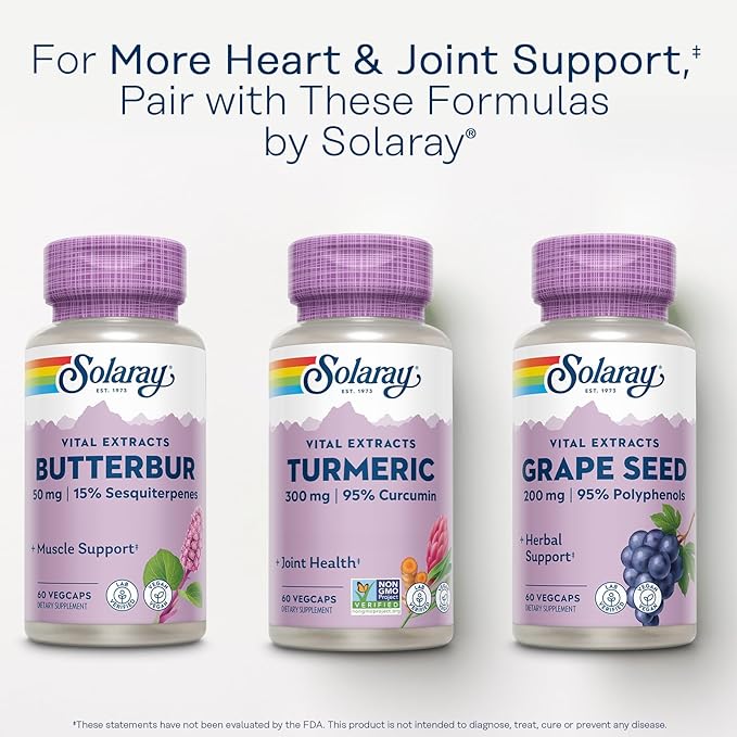SOLARAY Turmeric Supplement 300 mg - Turmeric Root Extract with 95% Curcumin - Joint Support Supplement for Joint Health and Comfort - Non-GMO, Vegan, Gluten Free, 60-Day Guarantee, 60 Servings