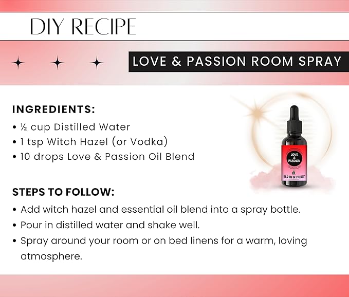 Earth N Pure Oil Blend for Love & Passion 100 ML