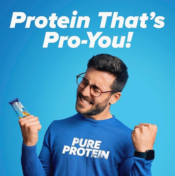 Pure Protein Variety Pack - 12 Count Box | 20g High Protein, Gluten-Free, On-the-Go Snack | Ideal Pre & Post-Workout Fuel | Low Sugar, Great Taste!