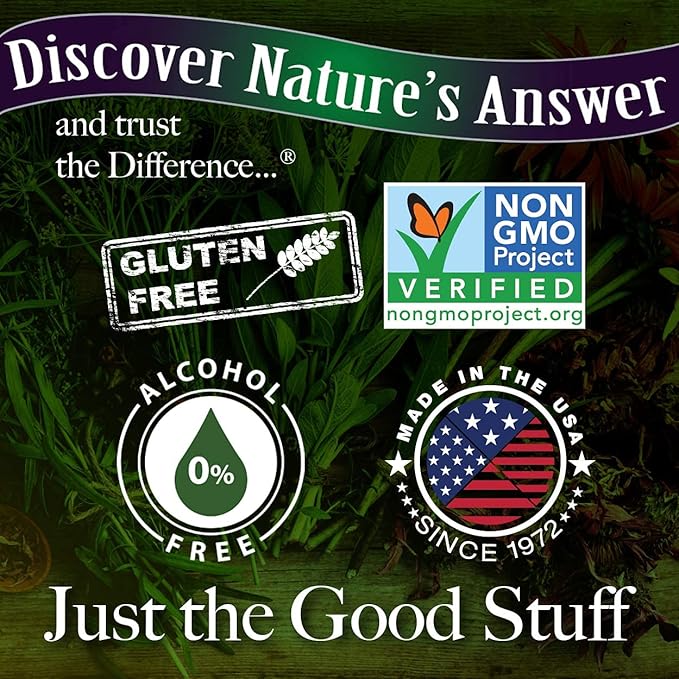 Nature's Answer Sambucus Mega Gummies | 7x More Elderberry Concentration | Alcohol-Free, Gluten-Free, Gelatin-Free, Vegan, Non-GMO & No Preservatives | 30ct Gummies
