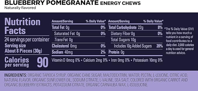 GU Energy Chews, Variety Pack Gummies with Electrolytes, Dairy-Free, On-The-Go Energy for Any Workout, 12 Bags (24 Servings Total), (Pack of 2)