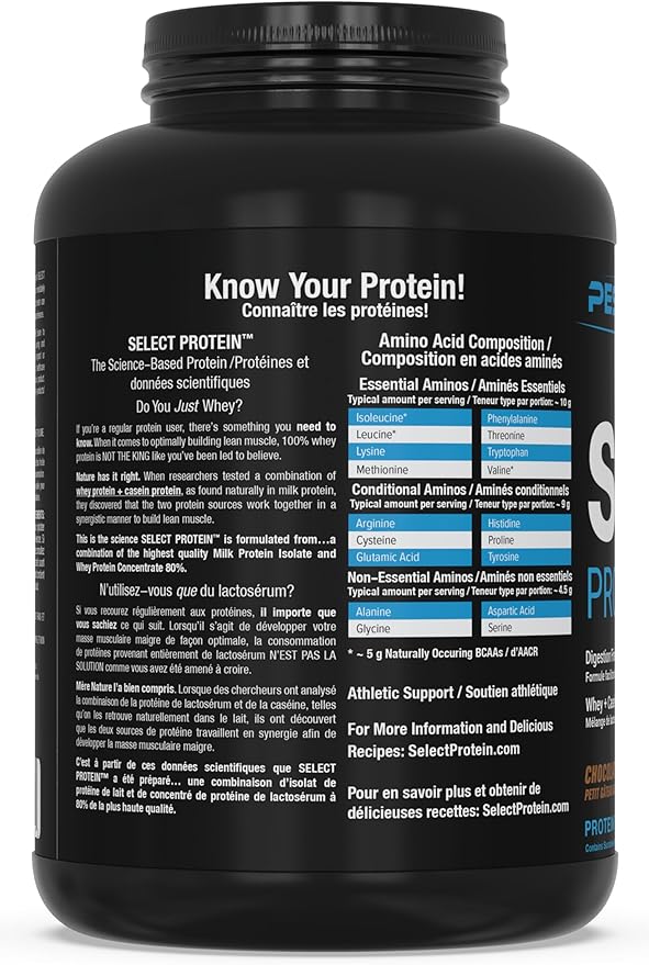 PEScience Select Protein Powder, Whey and Casein Blend, Lean Protein Powder for Women and Men, Low Calorie, Low Carb, Keto Friendly, Gluten Free, Frosted Chocolate Cupcake - 55 Servings