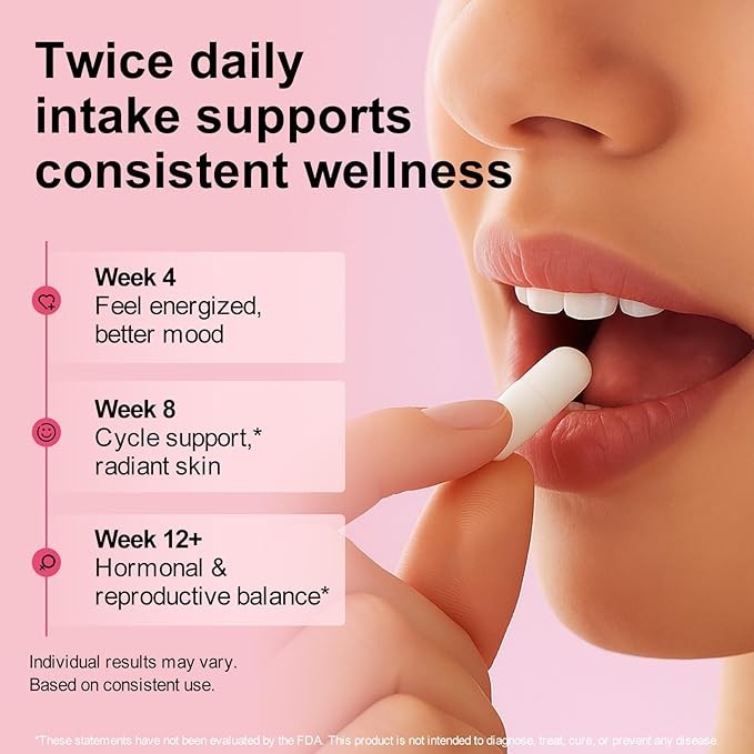 Myo-Inositol & D-Chiro Inositol (40:1 Ratio) - Total Fertility & Reproductive Support for Women - 360 Capsules, 90-Day Ultimate Supply