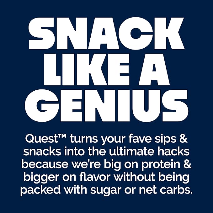 Quest Nutrition Cheese Crackers, Zesty Ranch Flavor, 10g Protein, 5g Net Carbs, High Protein, 4 Count