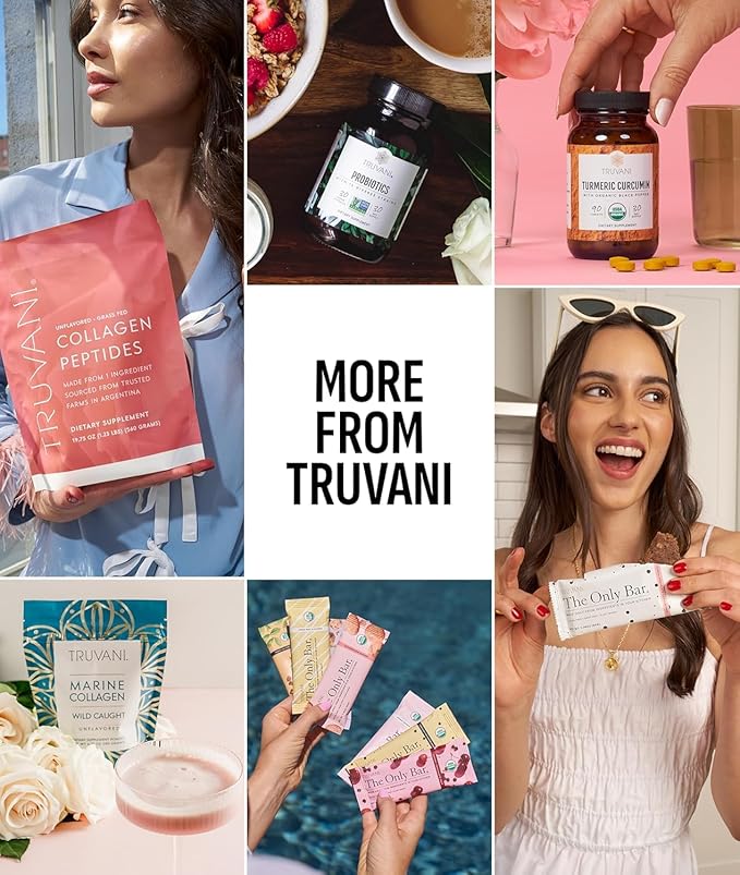 Truvani Vegan Pea Protein Powder | Sample Pack | 20g Organic Plant Based Protein | 8 Single Serving Packets | Keto | Gluten & Dairy Free | Low Carb | No Added Sugar