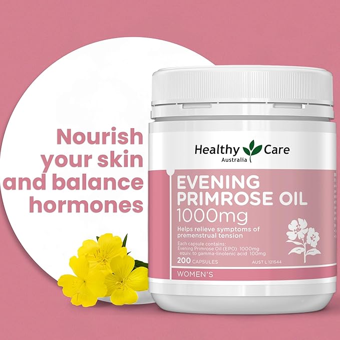 Healthy Care Evening Primrose Oil 1000mg 200 Capsules
