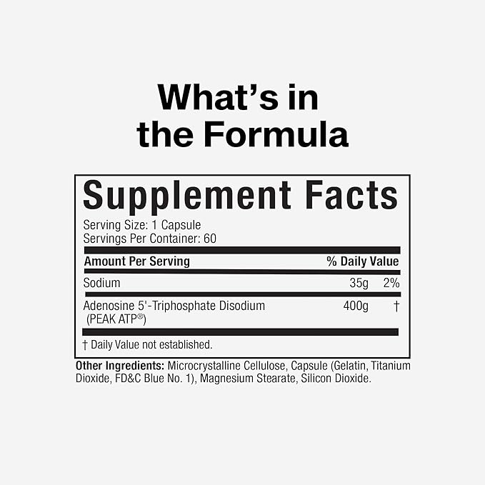 Muscletech Nitric Oxide Supplements for Men & Women, Muscle Builder (60 Capsules) - Nitric Oxide Booster Supplement Supports Muscle Gain & Performance - 400mg Peak ATP for Enhanced Strength