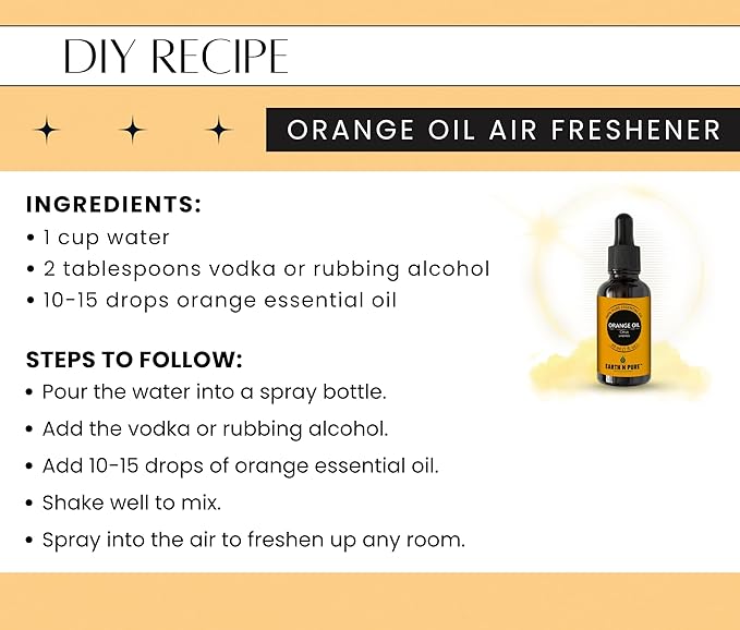 Earth N Pure Orange Essential Oil Natural and Therapeutic Grade 15 ml