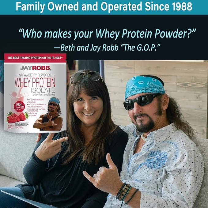JAYROBB Whey Protein (1.5 Pound, Strawberry)