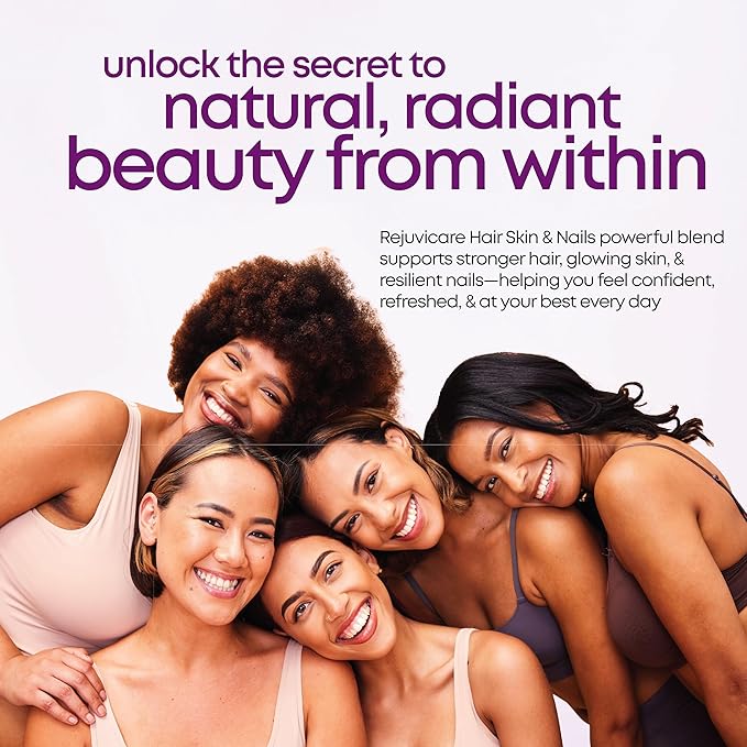 Hair Skin and Nails, Hair Growth Support, Healthy Skin & Nails, Biotin, Vitamins B1, B2, B3, B6 & B7 + B1, Supports Healthy Hair, Radiant Skin and Strong Nails, Vegan, 60 Caplets